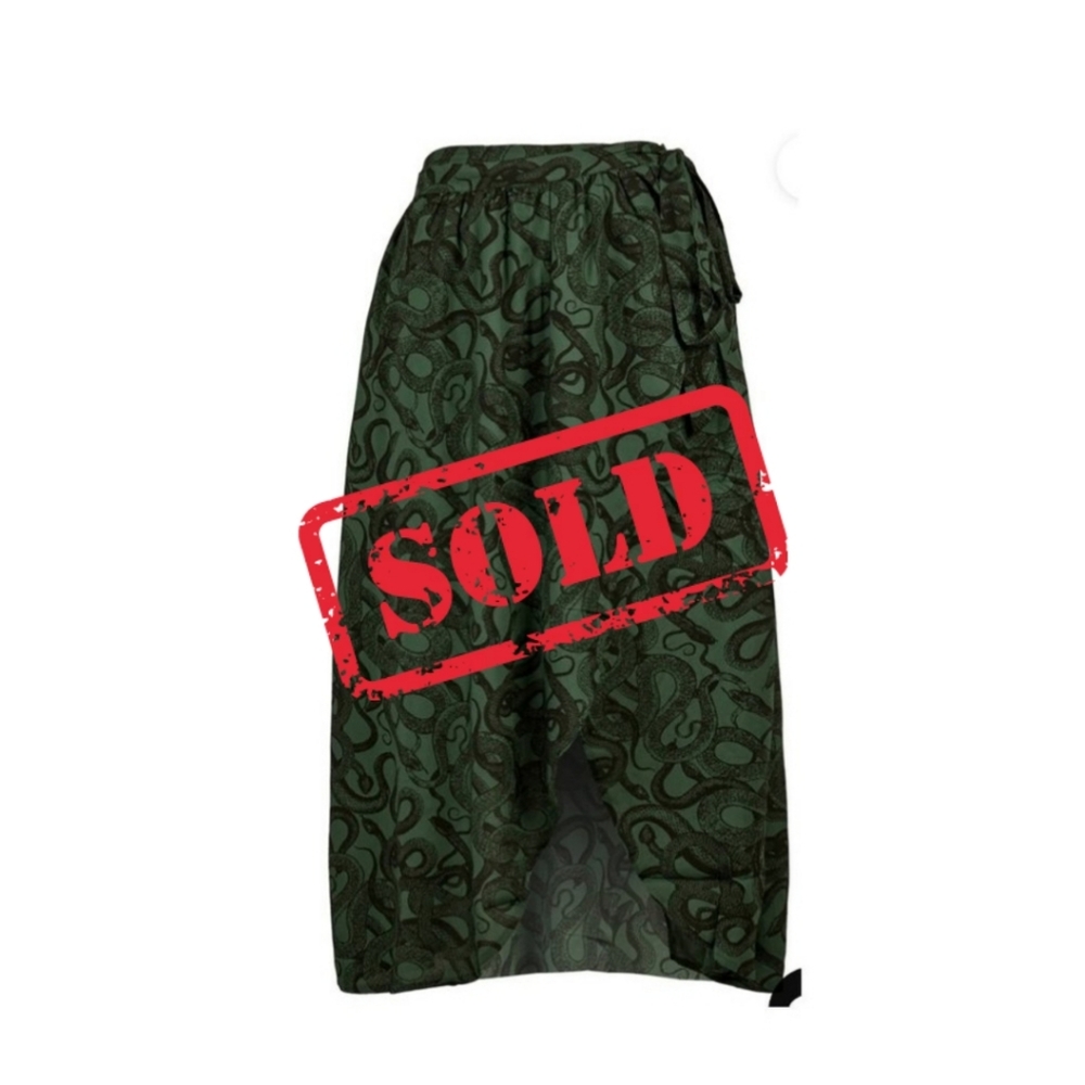 Ophidia wrap skirt (snake)
